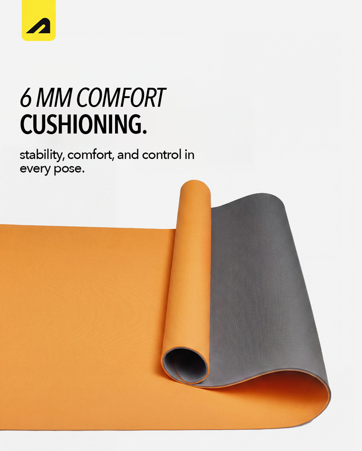 Image of BOLDFIT FK-BYM06 Super Foam YogaMat with Strap - 6mm Anti-Slip Exercise Mat for Unisex 6 mm Yoga Mat