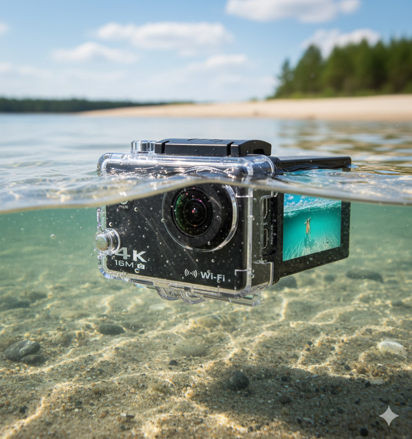 Image of GoproX 4K ACTION Volt Vision 4K Ultra HD WiFi Action Camera Sports and Action Camera