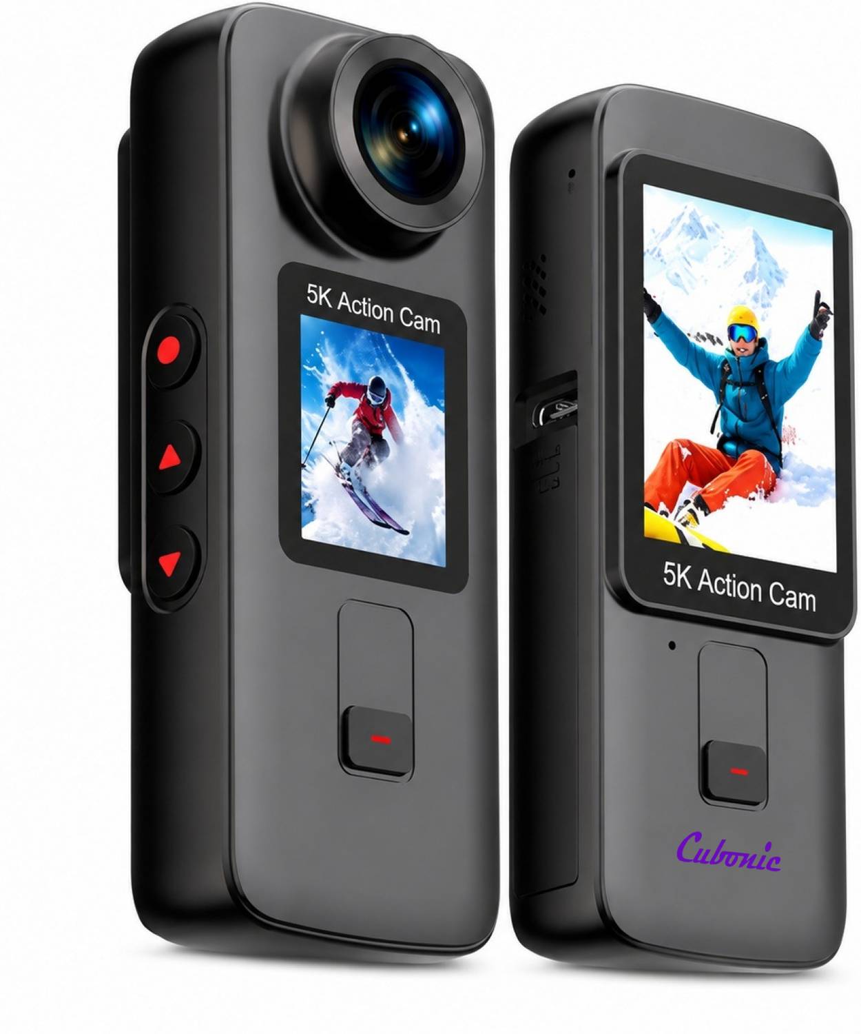 Cubonic 5k HD Dual Handheld Waterproof Camera - Image 1