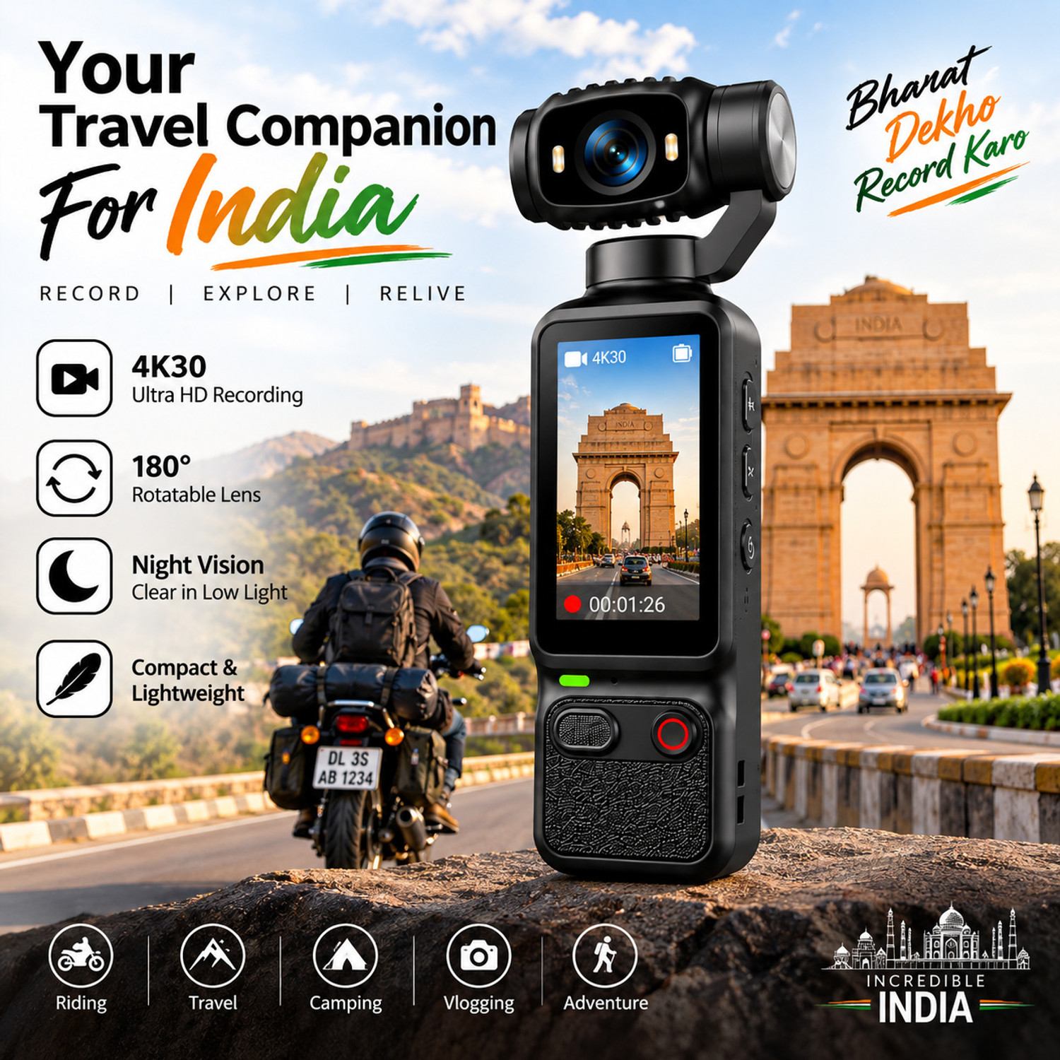 Image of TiMUR 2nd Super Sports and Action Camera
