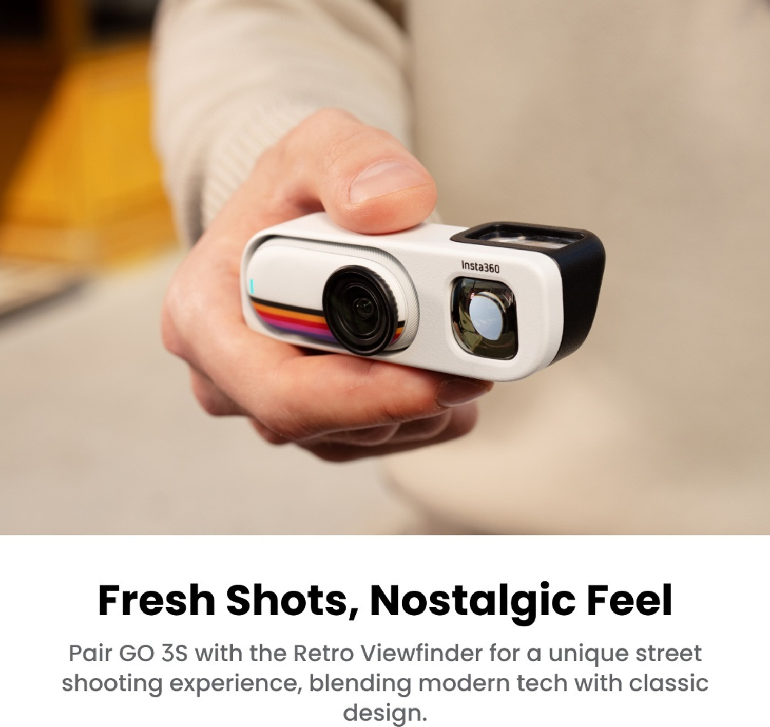 Image of Insta360 GO 3S Retro Bundle Special Edition Sports and Action Camera