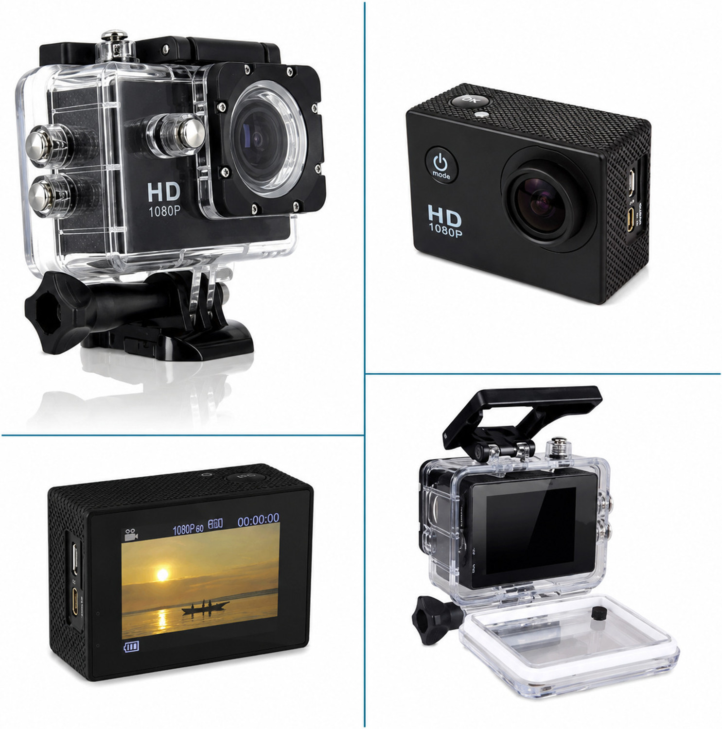 Image of GoproX CAMERA HD 1080P WiFi Sports Action Camera Sports and Action Camera