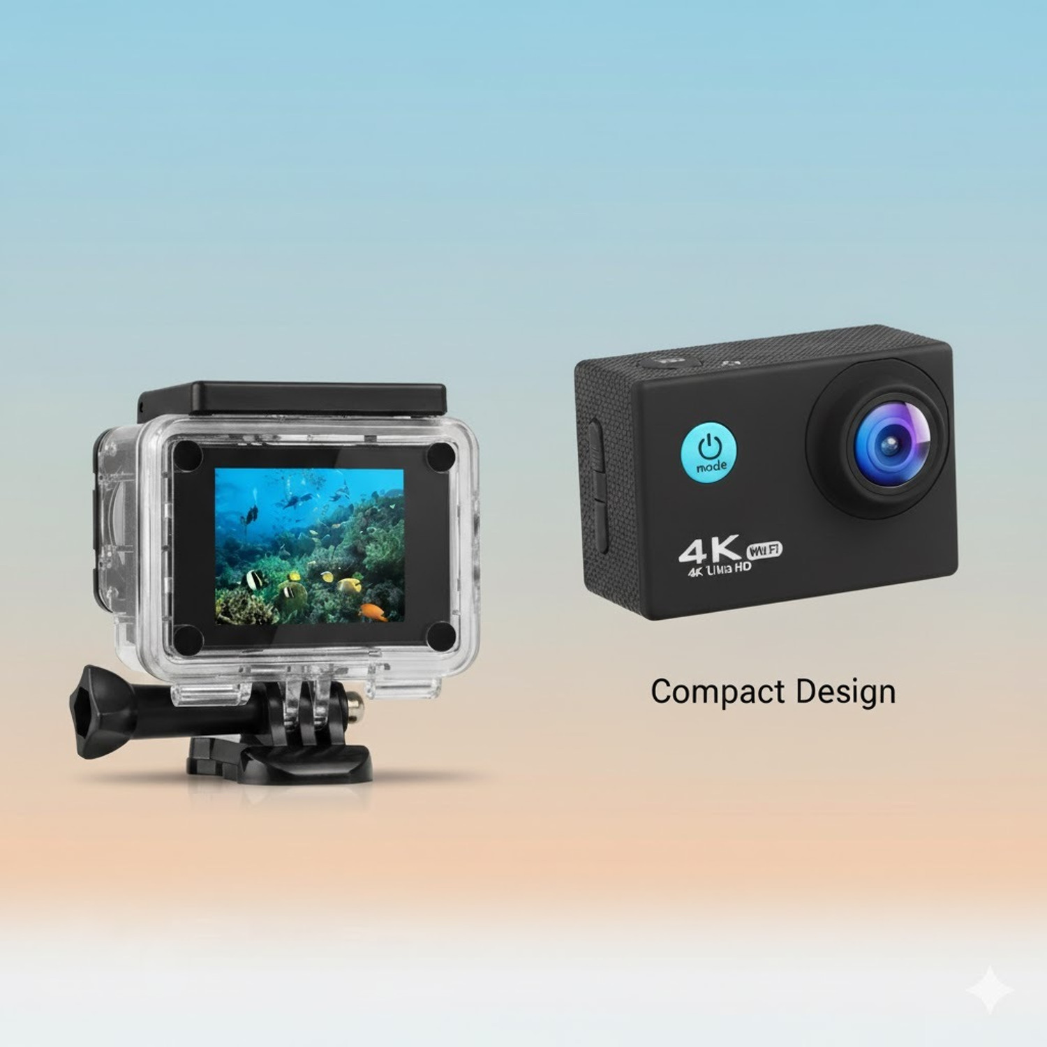 Image of eken ACTION CAMERA 4K UltraHD 4K Vlogging Action Camera Sports and Action Camera