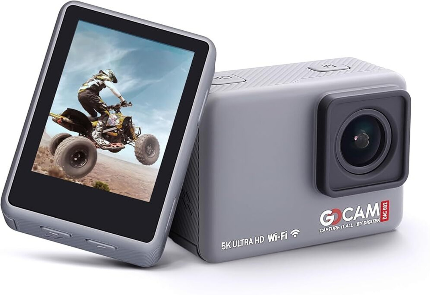 Image of DIGITEK 2 DAC-002 5K 60FPS WiFi Ultra HD with 6-Axis Gyro EIS Stabilization 150 WideAngle Sports and Action Camera