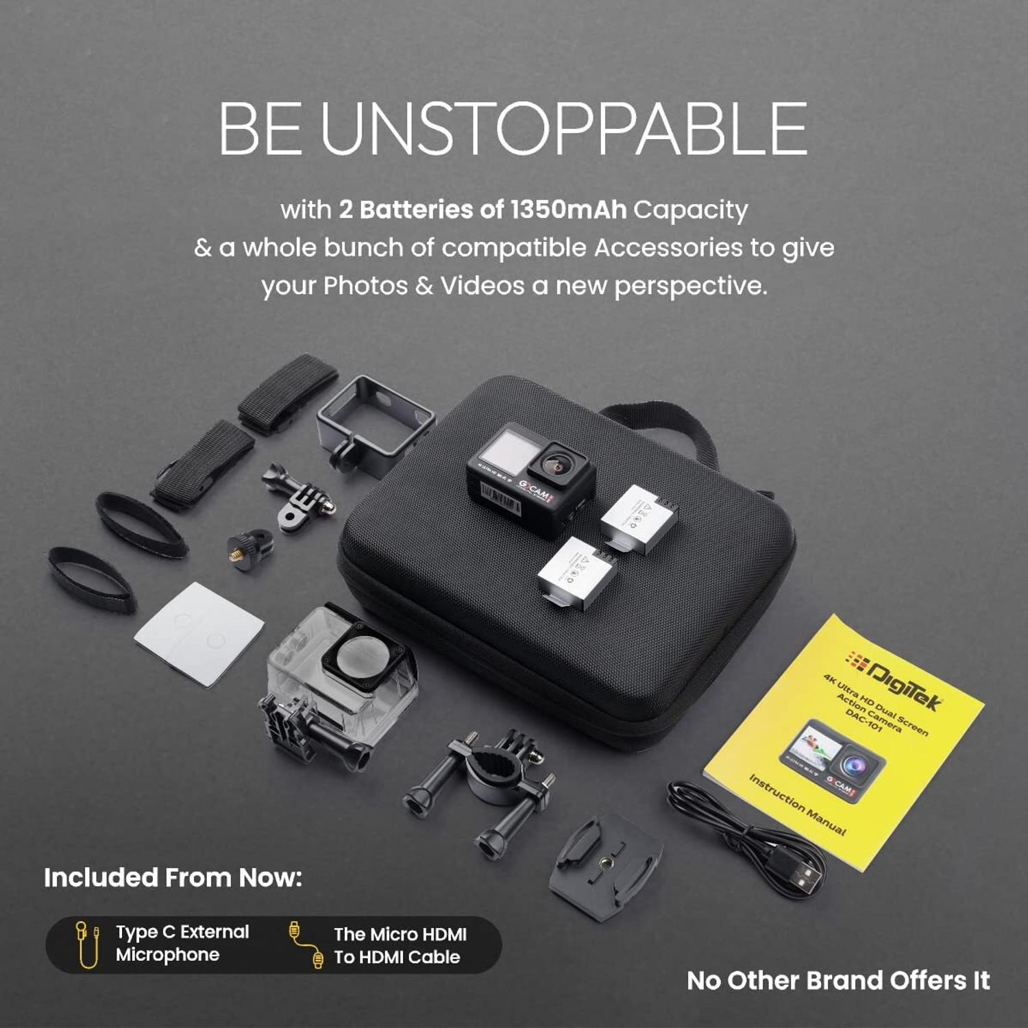 Image of DIGITEK 1 GoCAM DAC-101 Sports and Action Camera