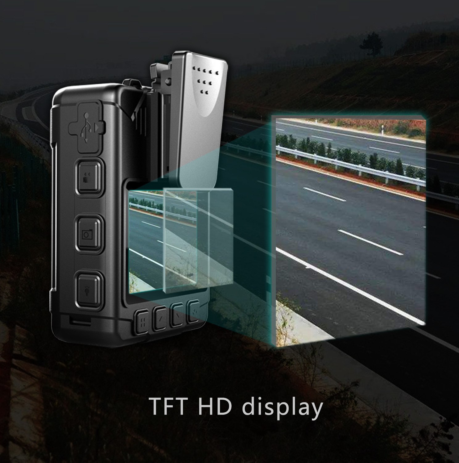 Image of Orlov E4 Full HD Body Camera 12H Battery, Night Vision, Wide Angle, Wearable Cam Sports and Action Camera