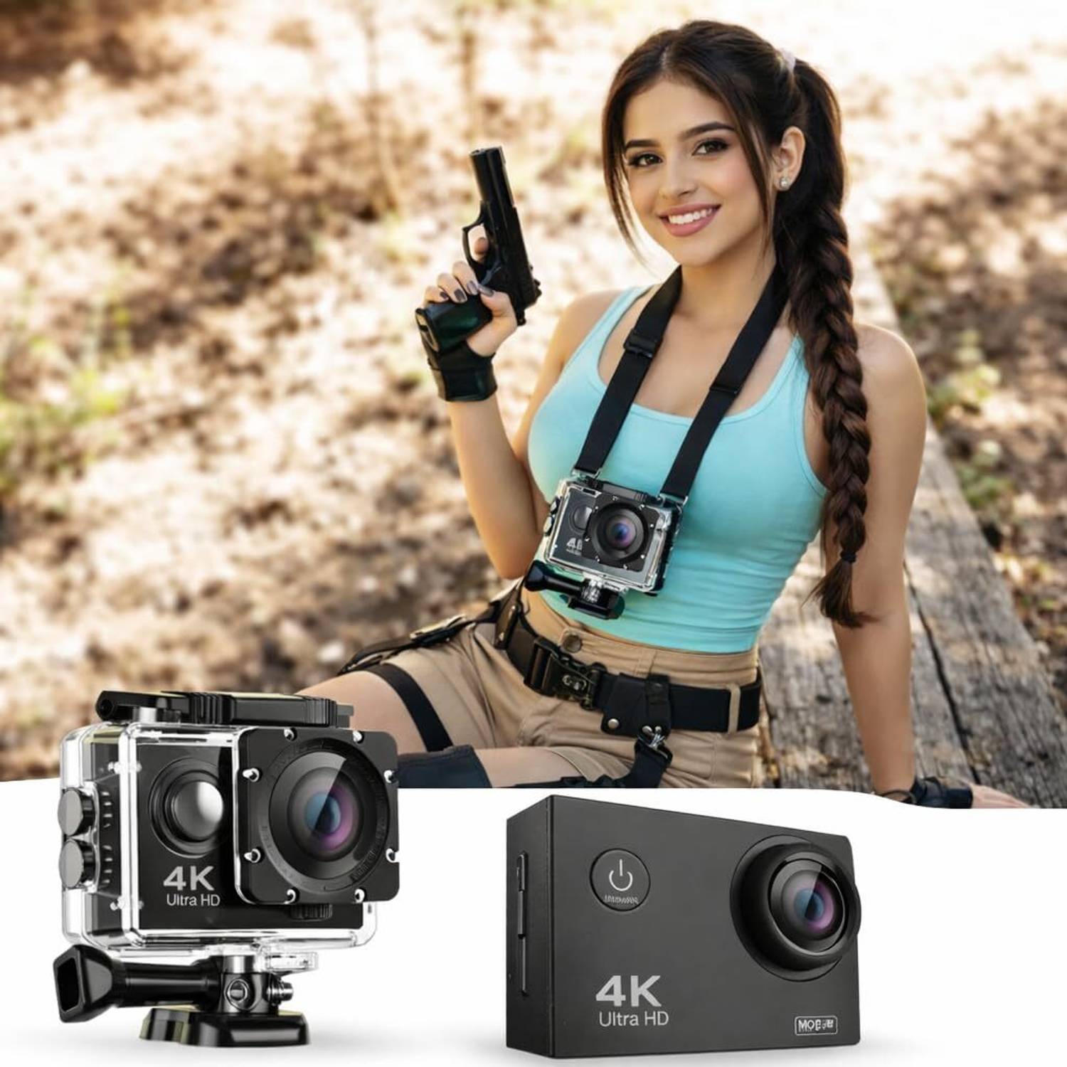SmartCam GoPro Action camera 4k 4K HD Mini Action Camera | 16MP | Travel &amp; Vlogging Cam Sports and Action Camera Price in India - Buy SmartCam GoPro Action camera 4k 4K HD Mini Action Camera | 16MP | Travel &amp; Vlogging Cam Sports and Action Camera online at Flipkart.com