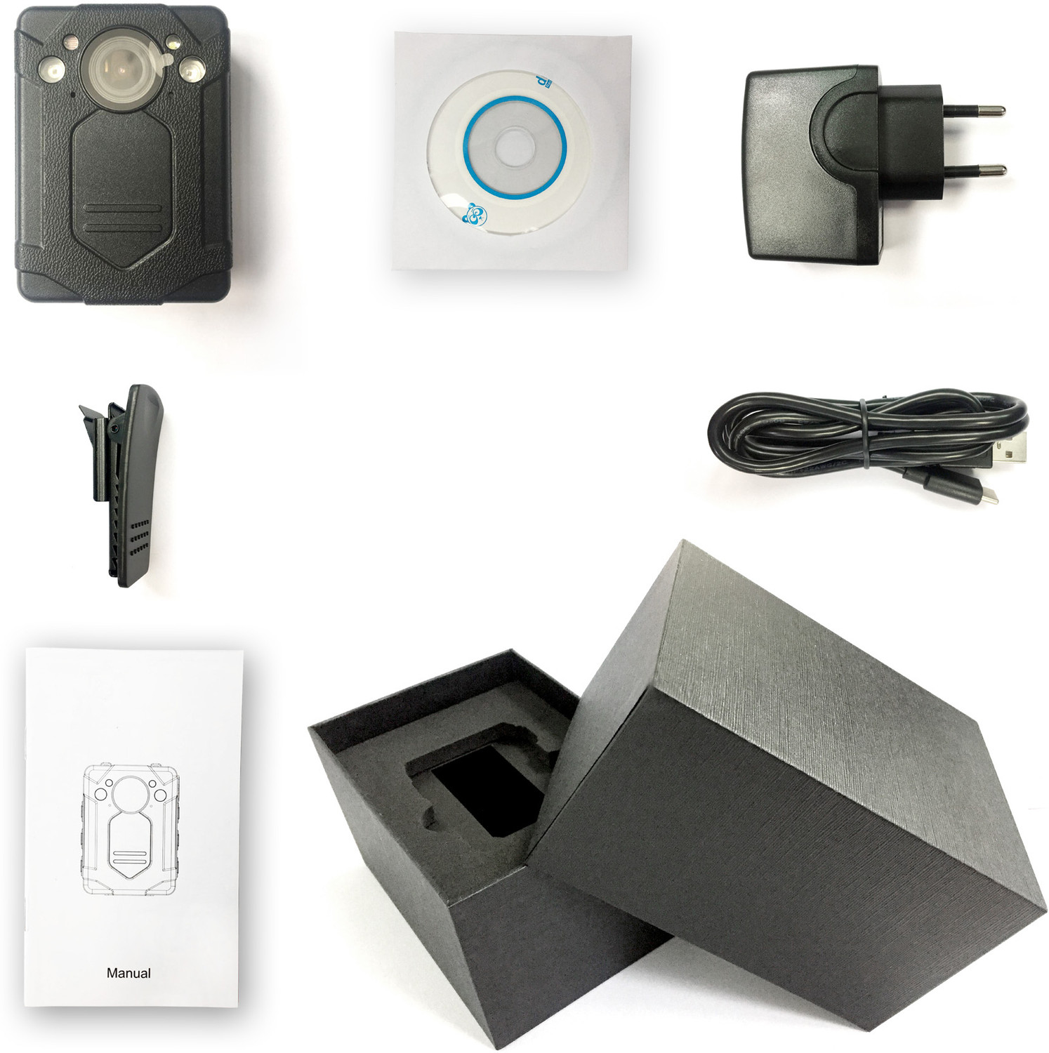 Image of Orlov E4 Full HD Body Camera 12H Battery, Night Vision, Wide Angle, Wearable Cam Sports and Action Camera