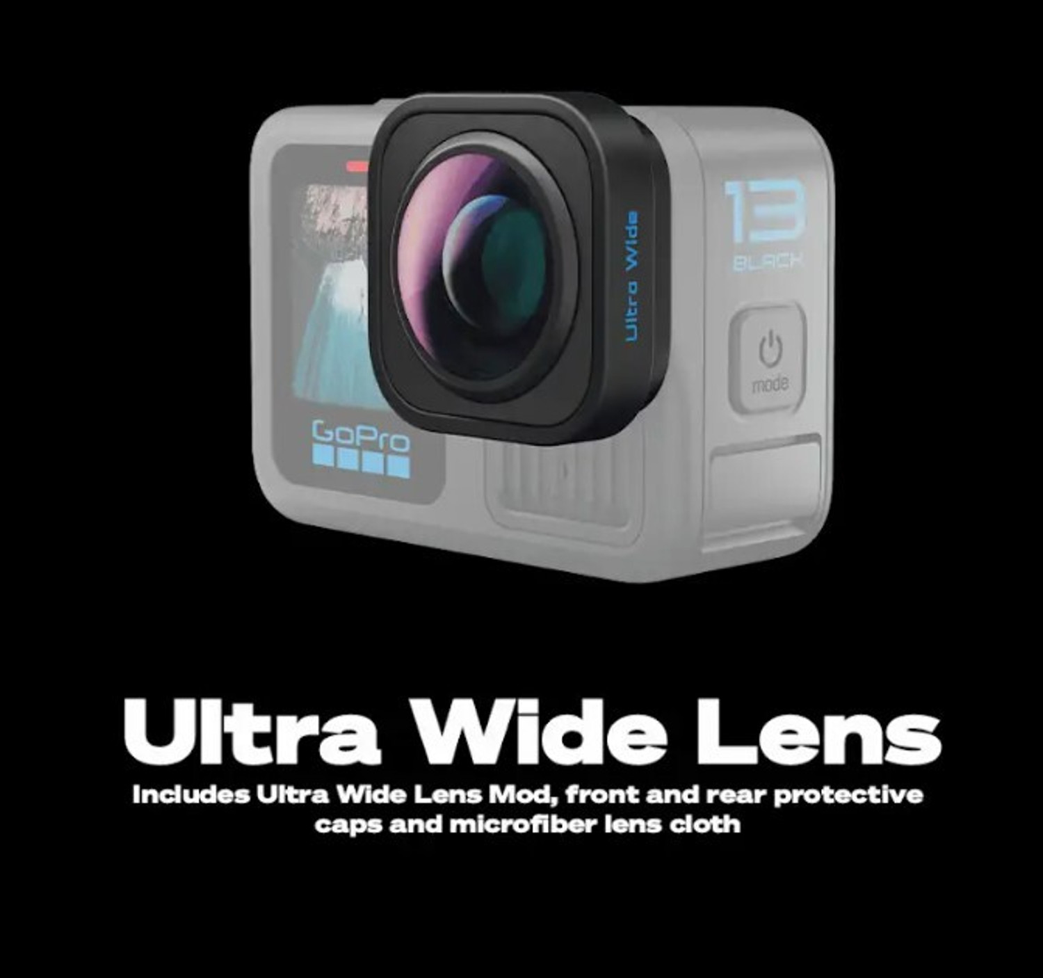 Image of GoPro Hero13 Ultra Wide Edition Waterproof with 5.3K60 Video Sports and Action Camera