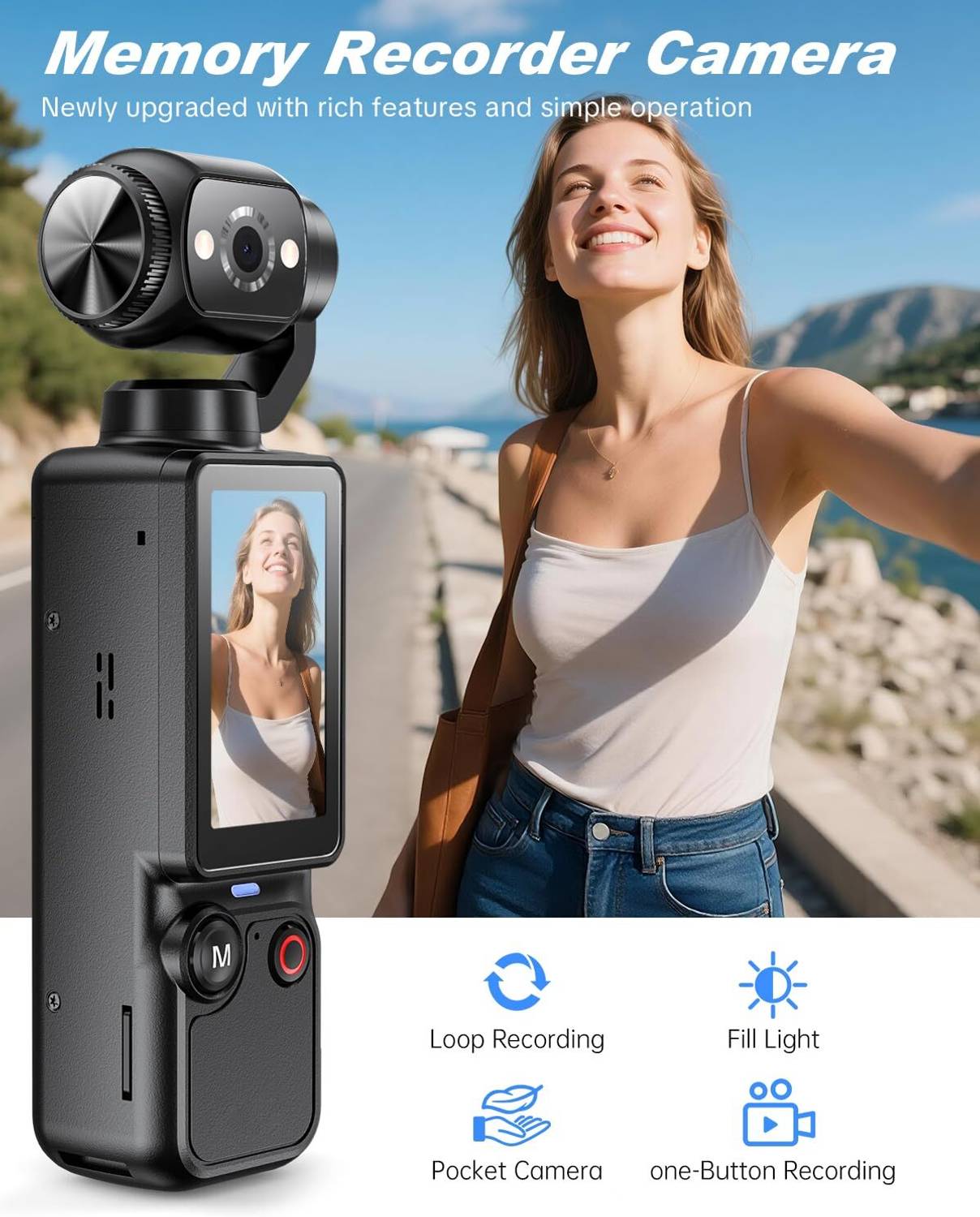 Alfa 4K Pocket Camera 270° Rotatable - Image 2