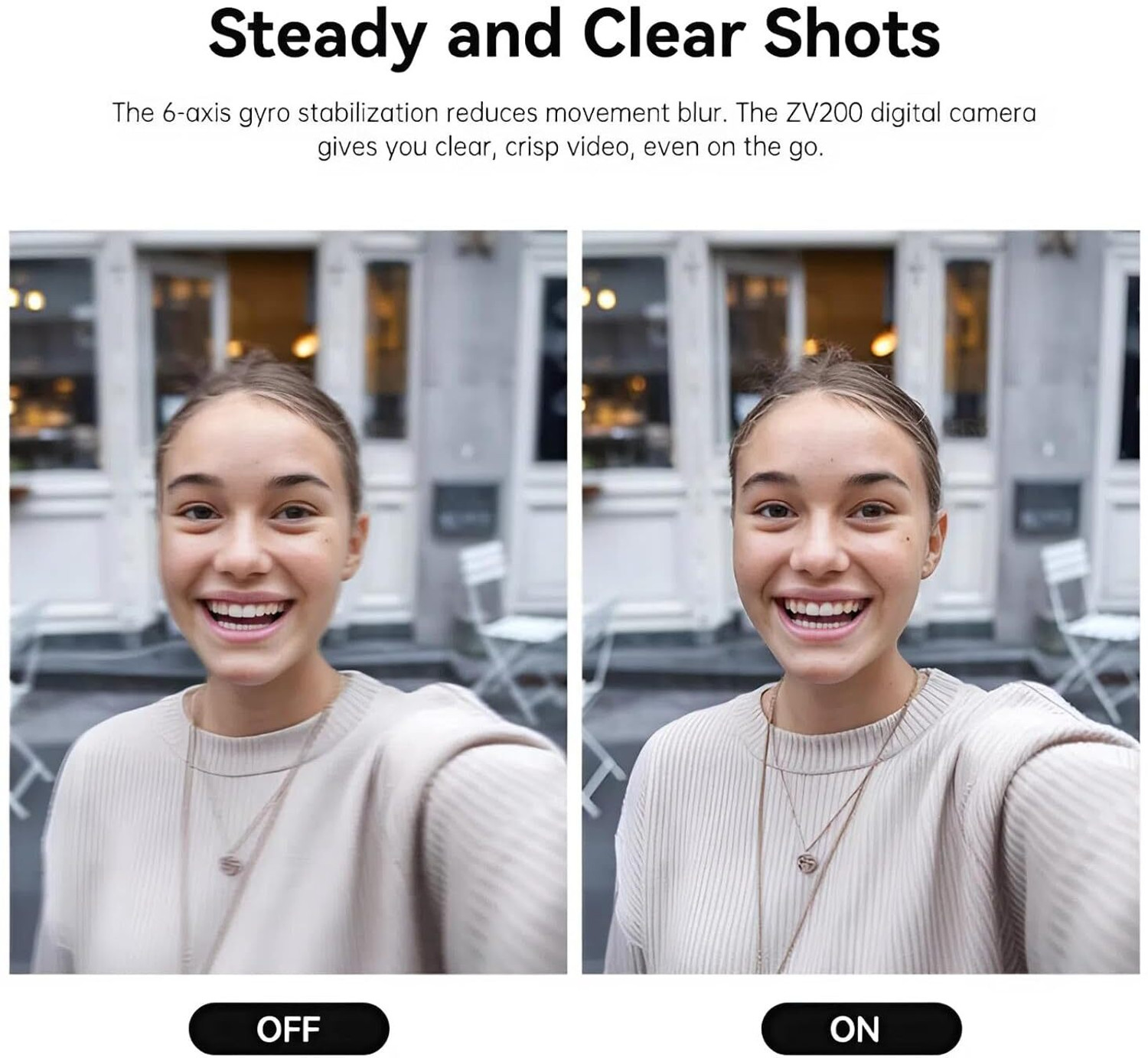 Image of SJCAM ZV200 5K 80MP Flip Screen Digital Camera | 16X Digital Zoom CMOS Sensor with 6-Axis Gyro, 9 Preset Modes, 800 mAh Digital Point Sports and Action Camera