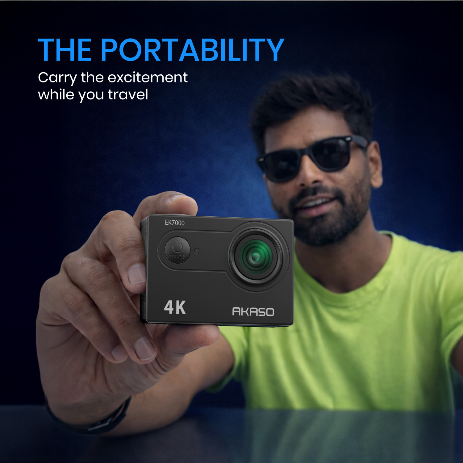 Image of Akaso EK7000 4K30fps with Touch Screen EIS 131ft Waterproof Underwater Sports and Action Camera