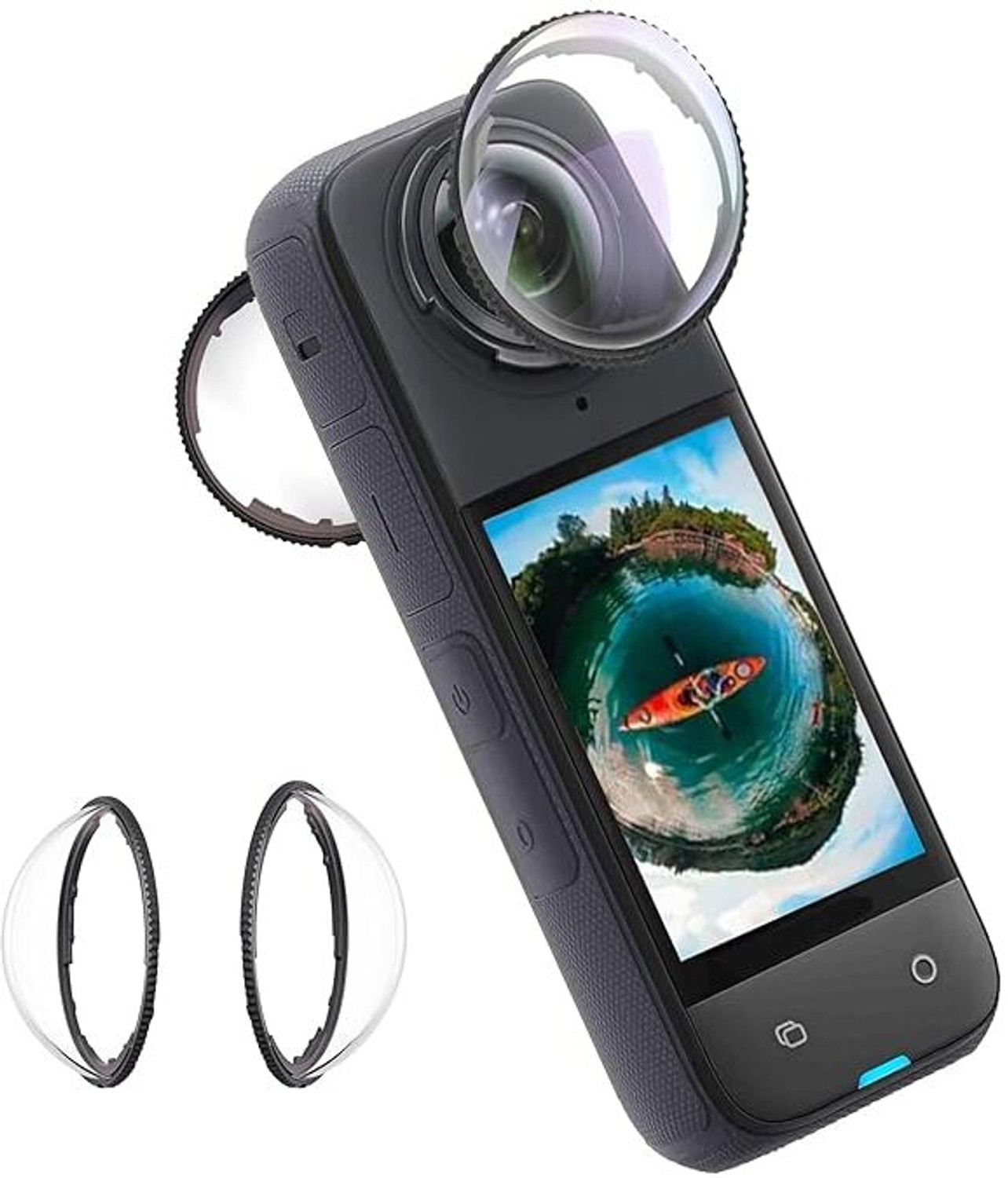Image of Clickgone Lens Guard Series Insta360 X4 Lens Guard Sports and Action Camera