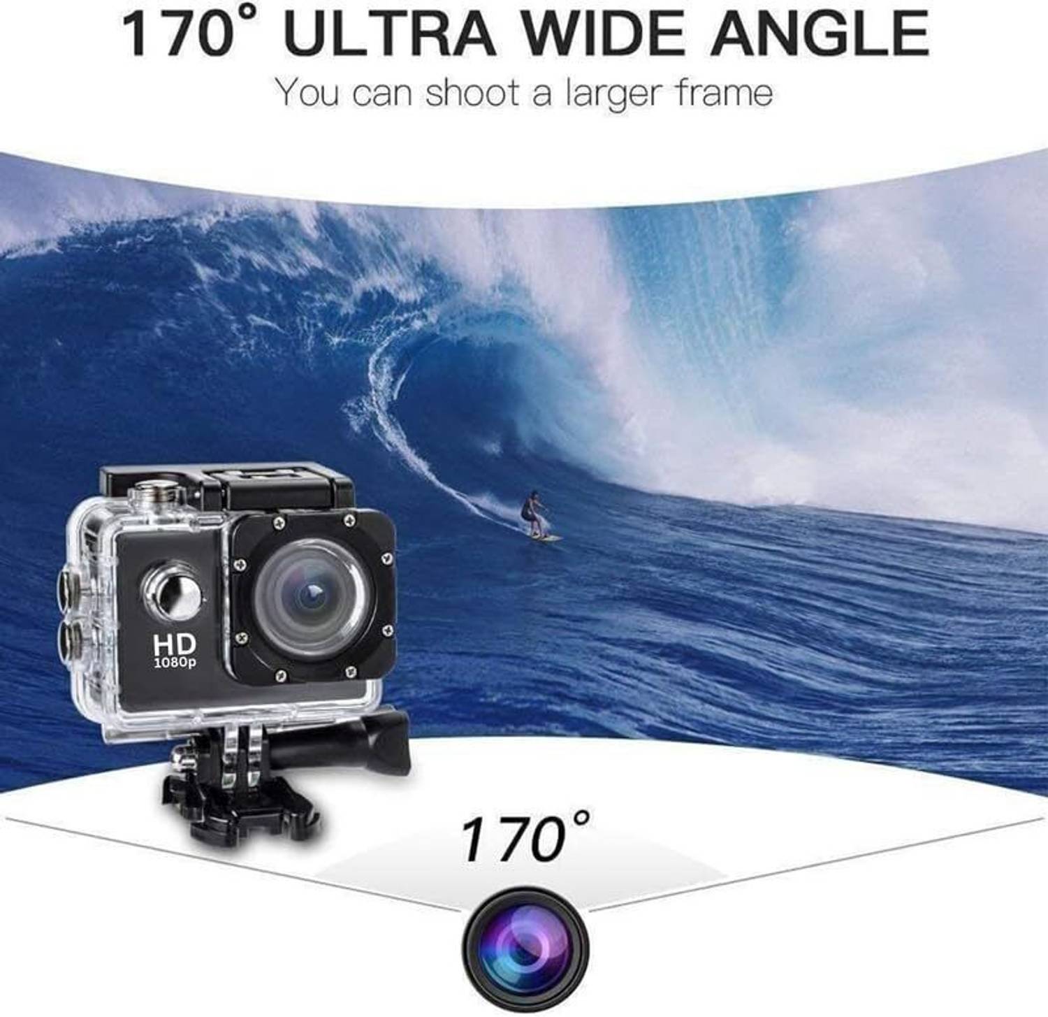 TECHNDFUTURE Action camera Action Camera 2k12MP Wifi 30M Waterproof Action Camera Sports DV Camcorder Sports and Action Camera
