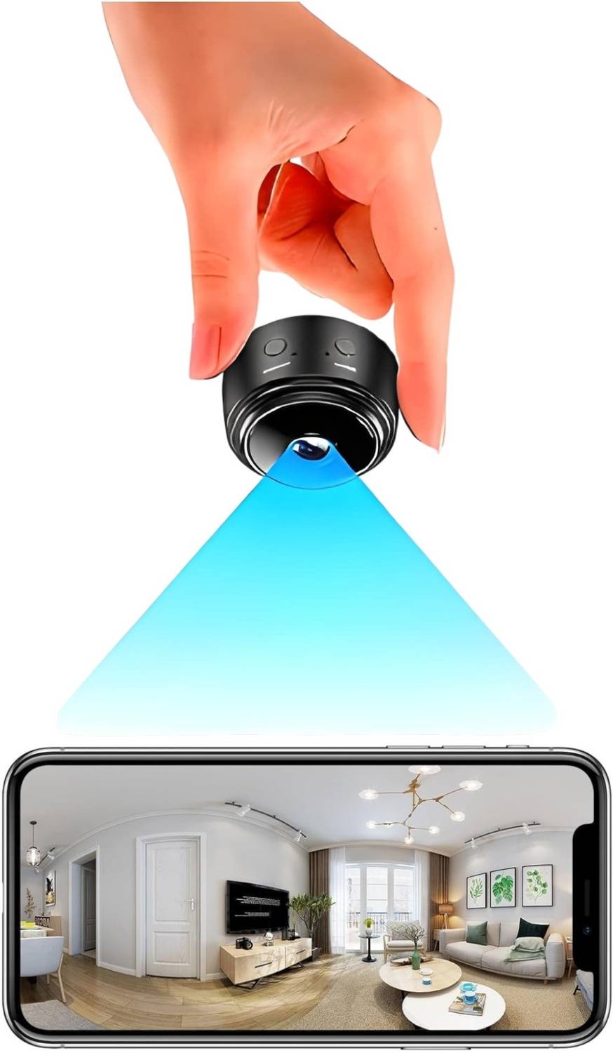 osqd A9 WiFi Mini CCTV Security Camera Full HD Night Vision Indoor Home Remote View Sports and Action Camera