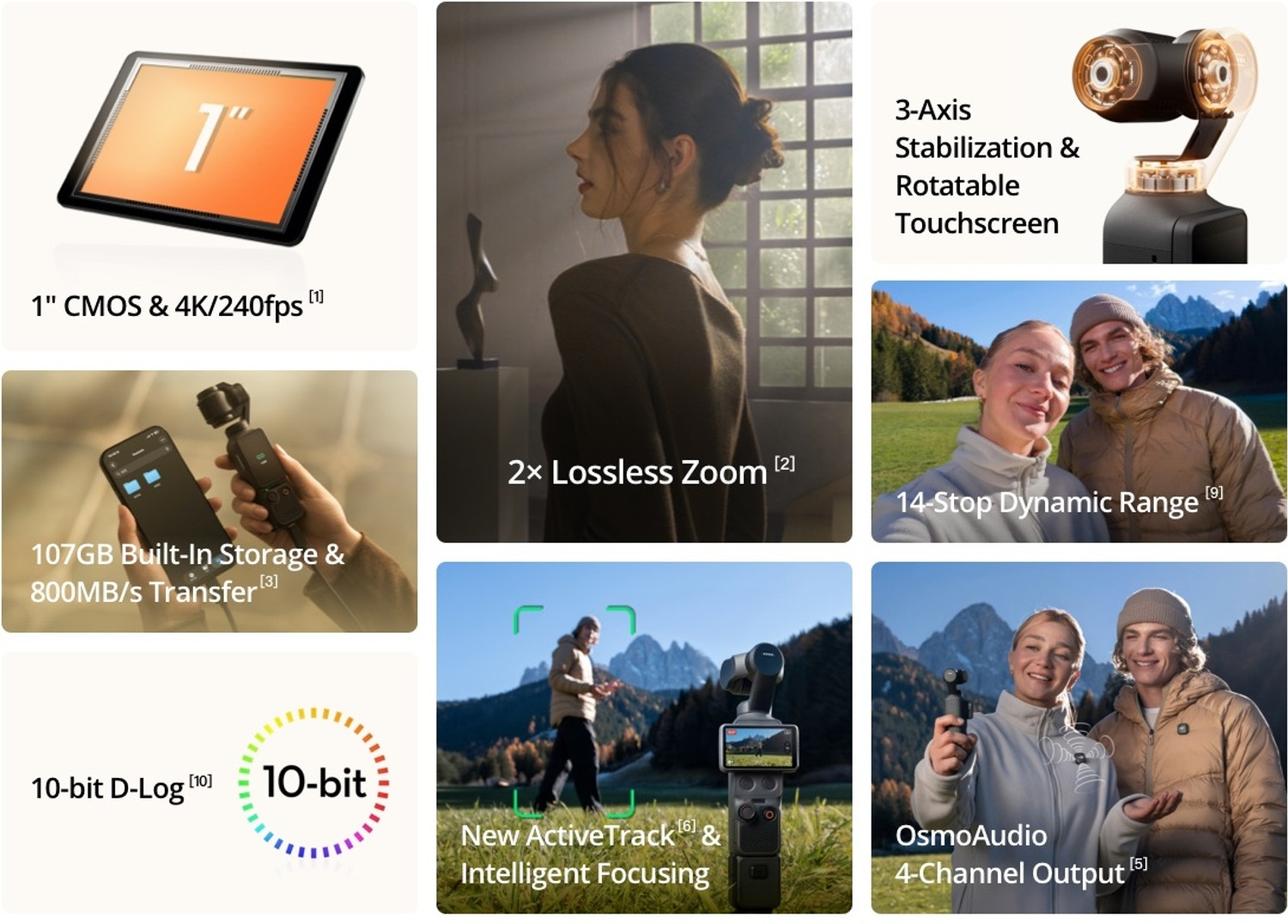 Image of dji OSMO Osmo Pocket 4 Creator Combo Sports and Action Camera