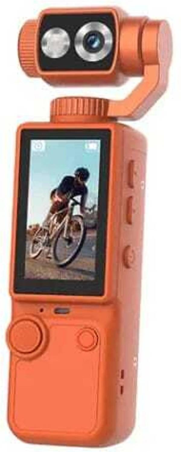 Autovynk Pocket Vlogging Camera 4K Camera 180 degree Rotating, 32 GB SD Card Included Travel, Sports and Action Camera