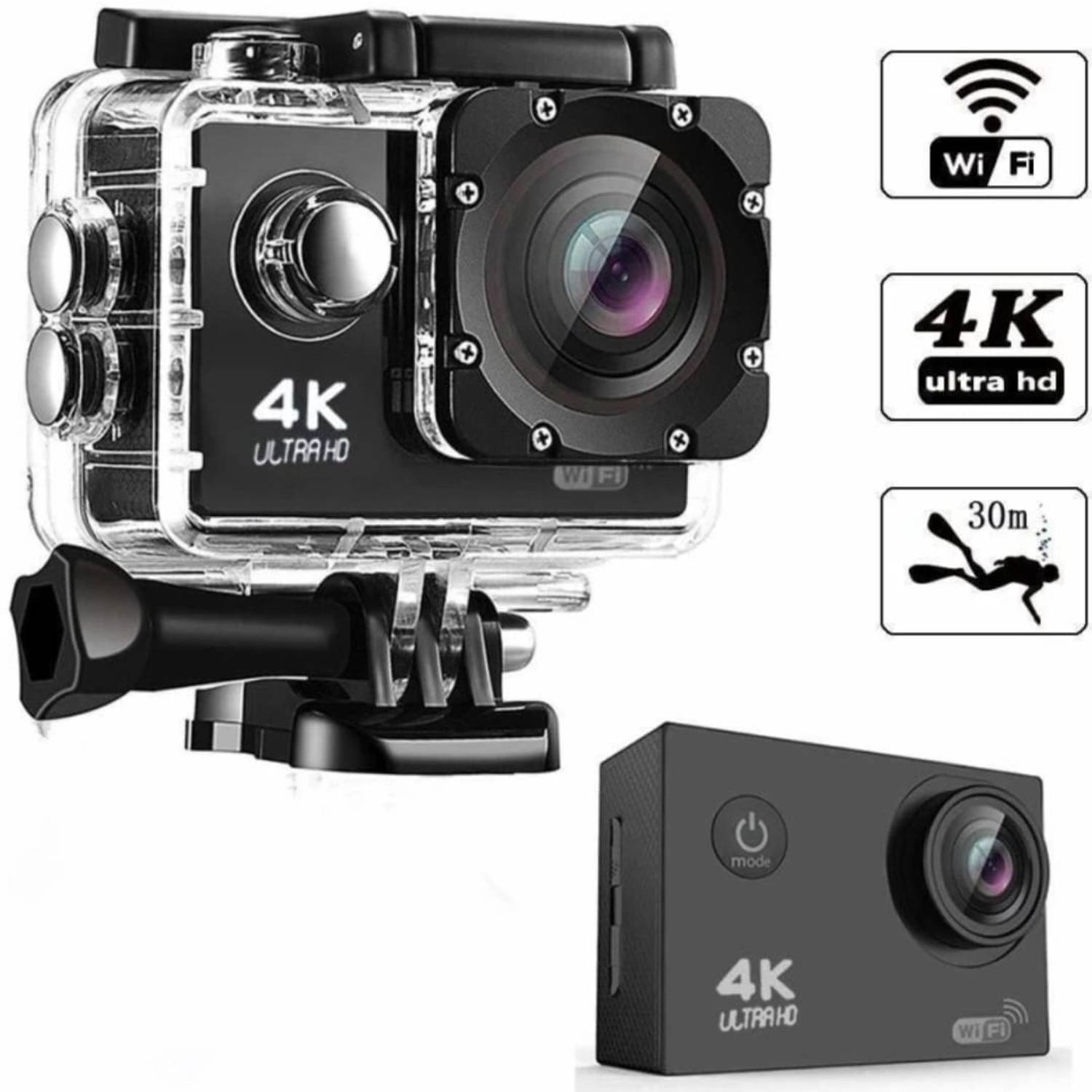 Pixel ZX 4K S26 4k20MP Wifi 30M Waterproof DV Camcorder Sports and
