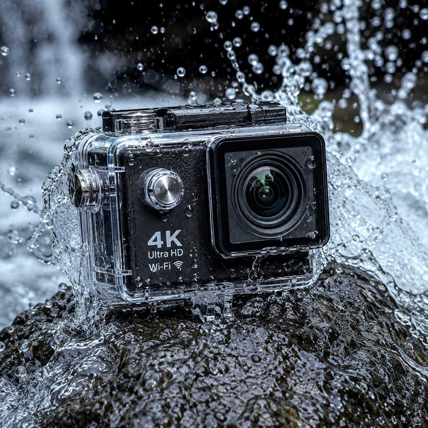 Image of DJICAM PRO 4K Action Camera,Waterproof 30M,Ultra Wide Lens, Pro Mount Kit with ACCESSIORIES Sports and Action Camera