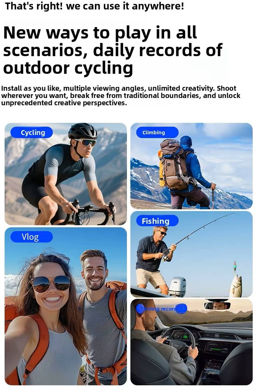 Cubonic 5k HD Dual Handheld Waterproof Camera - Image 4