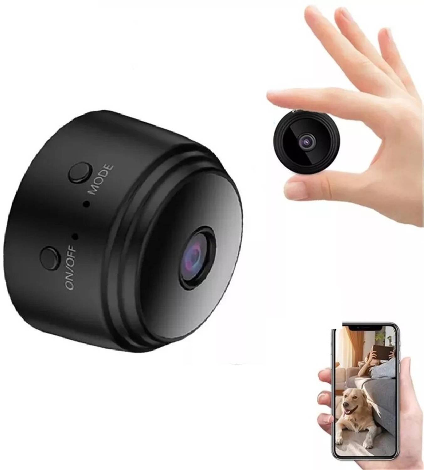 Bzrqx Mini 1080P FULL HD Video and Audio Camera-Night Vision Camera-Motion Detection Sports and Action Camera