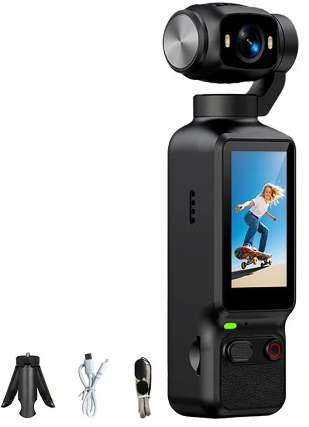Image of MAFAI 4K Ultra HD Handheld Camera, 270 Rotatable Action Camera for Vlogging Sports and Action Camera