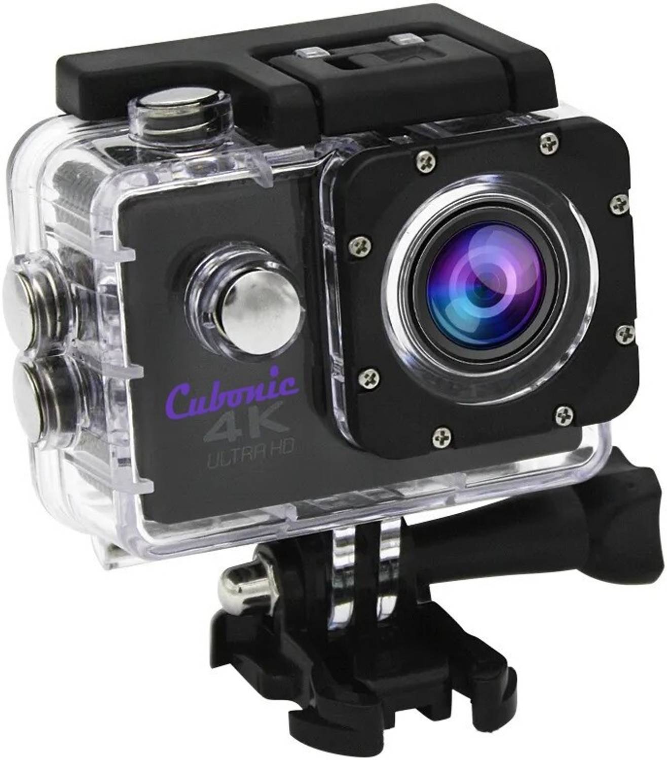 Cubonic 4K HDWaterproof Action Camera- Bright LCD- Perfect for Sp