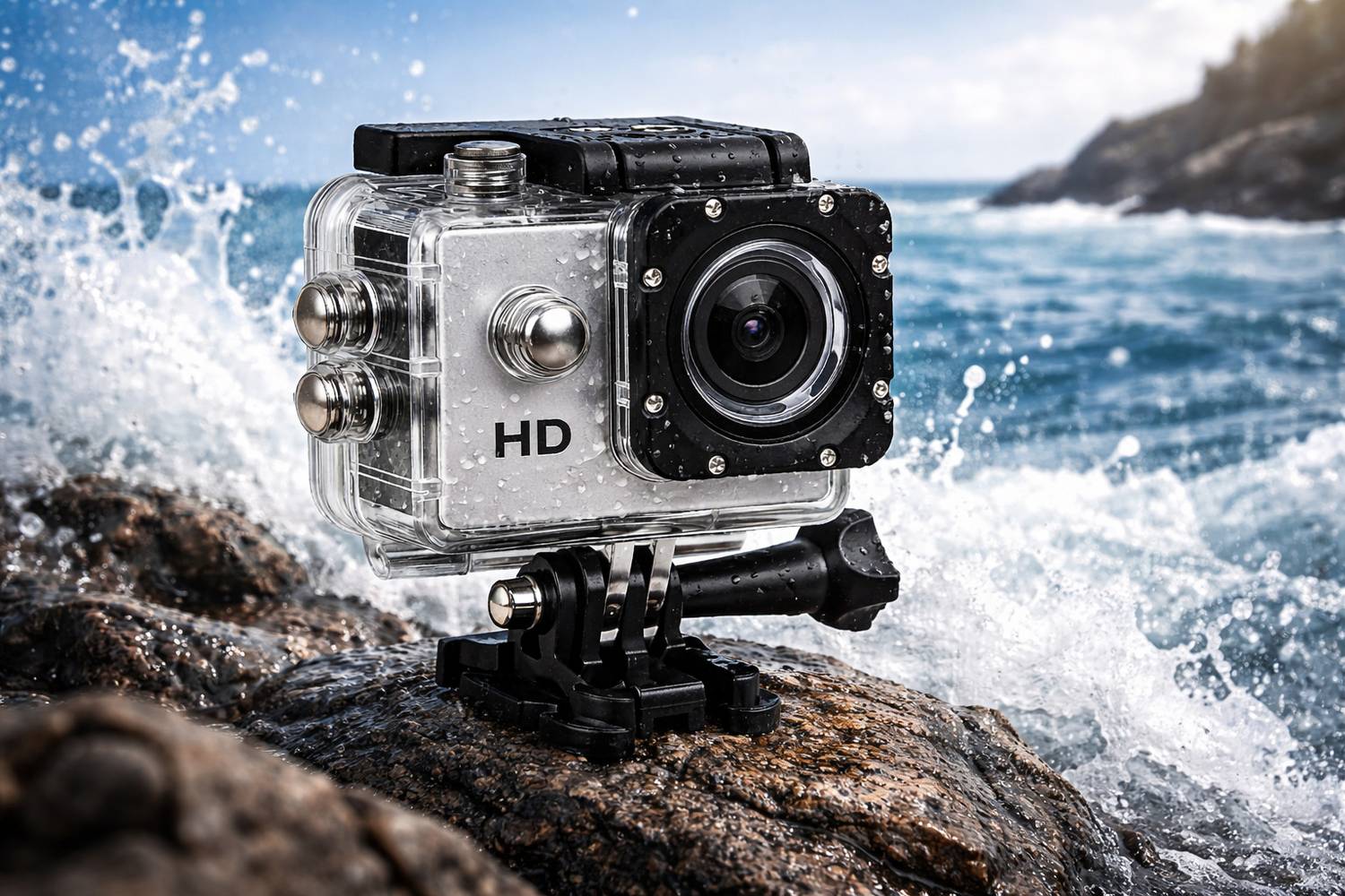 NXPRO Go Pro Action camera Helmet & Underwater Camera 2k Sports and Action Camera