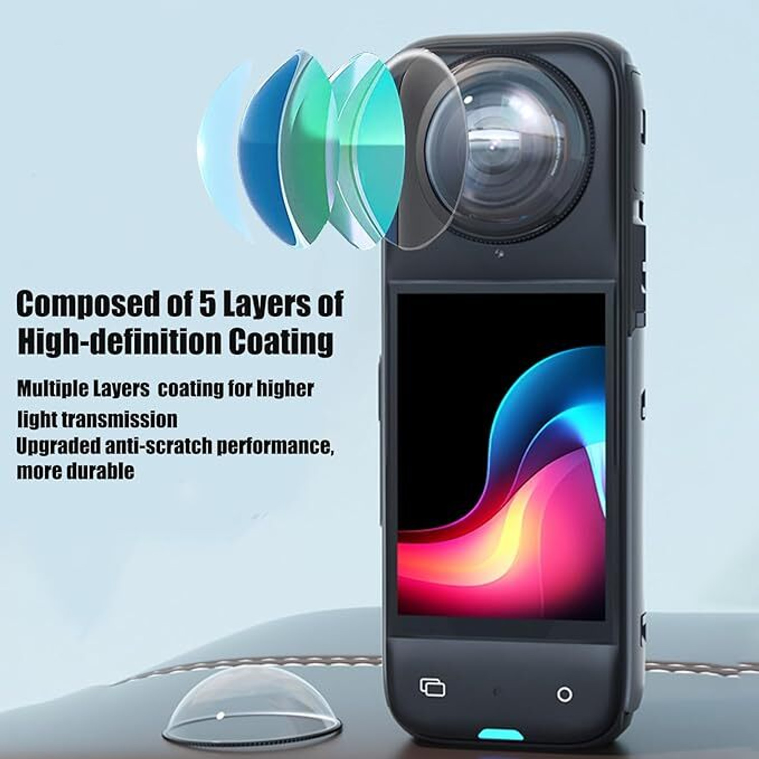 Image of Clickgone Lens Guard Series Insta360 X4 Lens Guard Sports and Action Camera