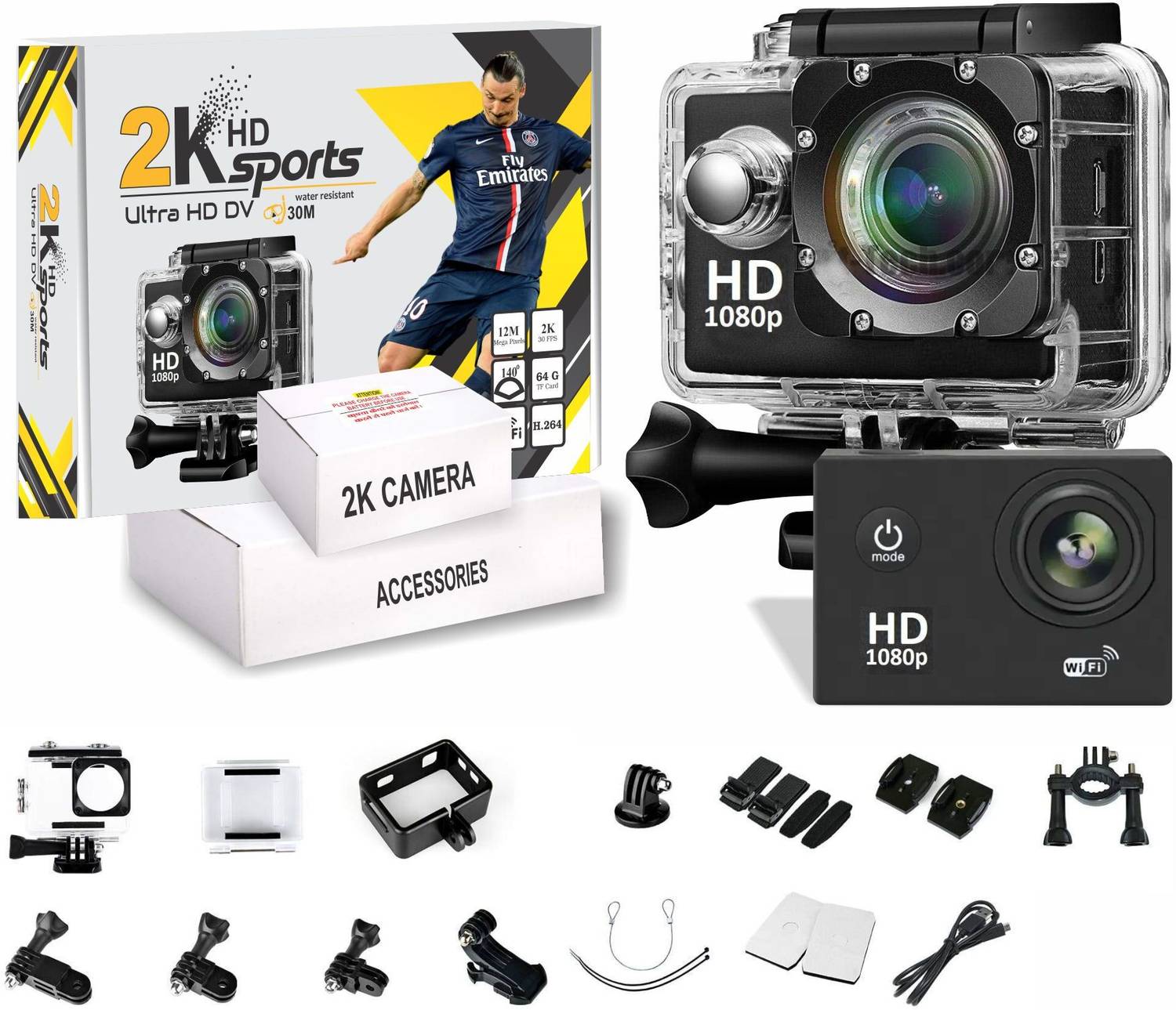 BoldVision GoPro Action camera GoPro Action Camera Full HD 1080P