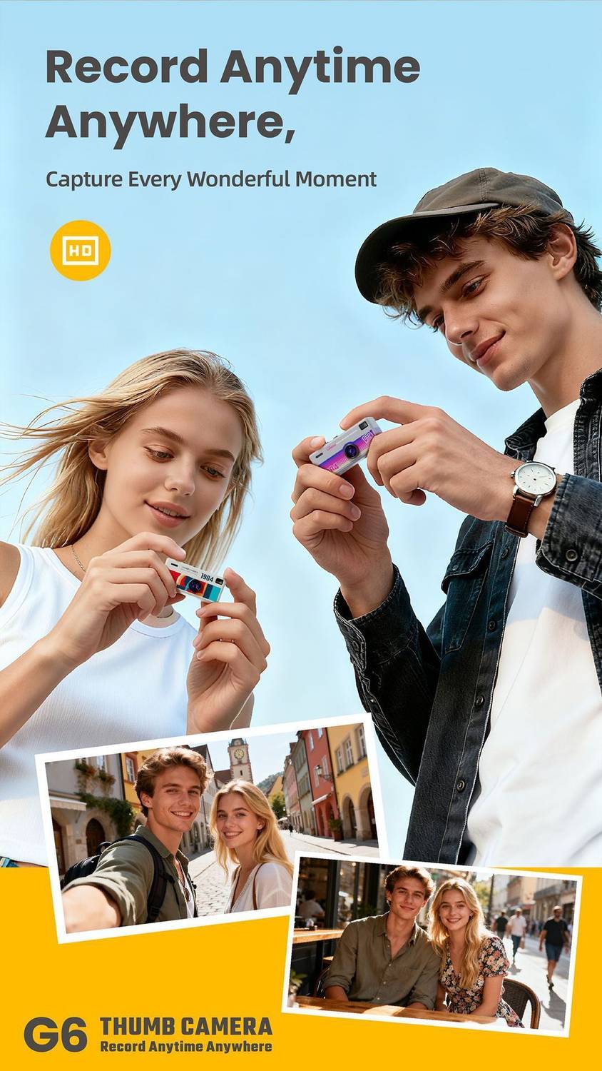 PhotoMax G6 Thumb Camera Mini Body Camera - Image 4