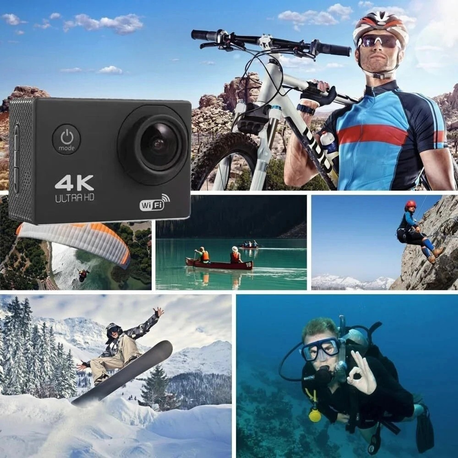 Image of Moto Mini Camera 4k Vlogging Bike Camera 4K and Mini Vlogging Camera 4K and Action Camera 4K Sports and Action Camera