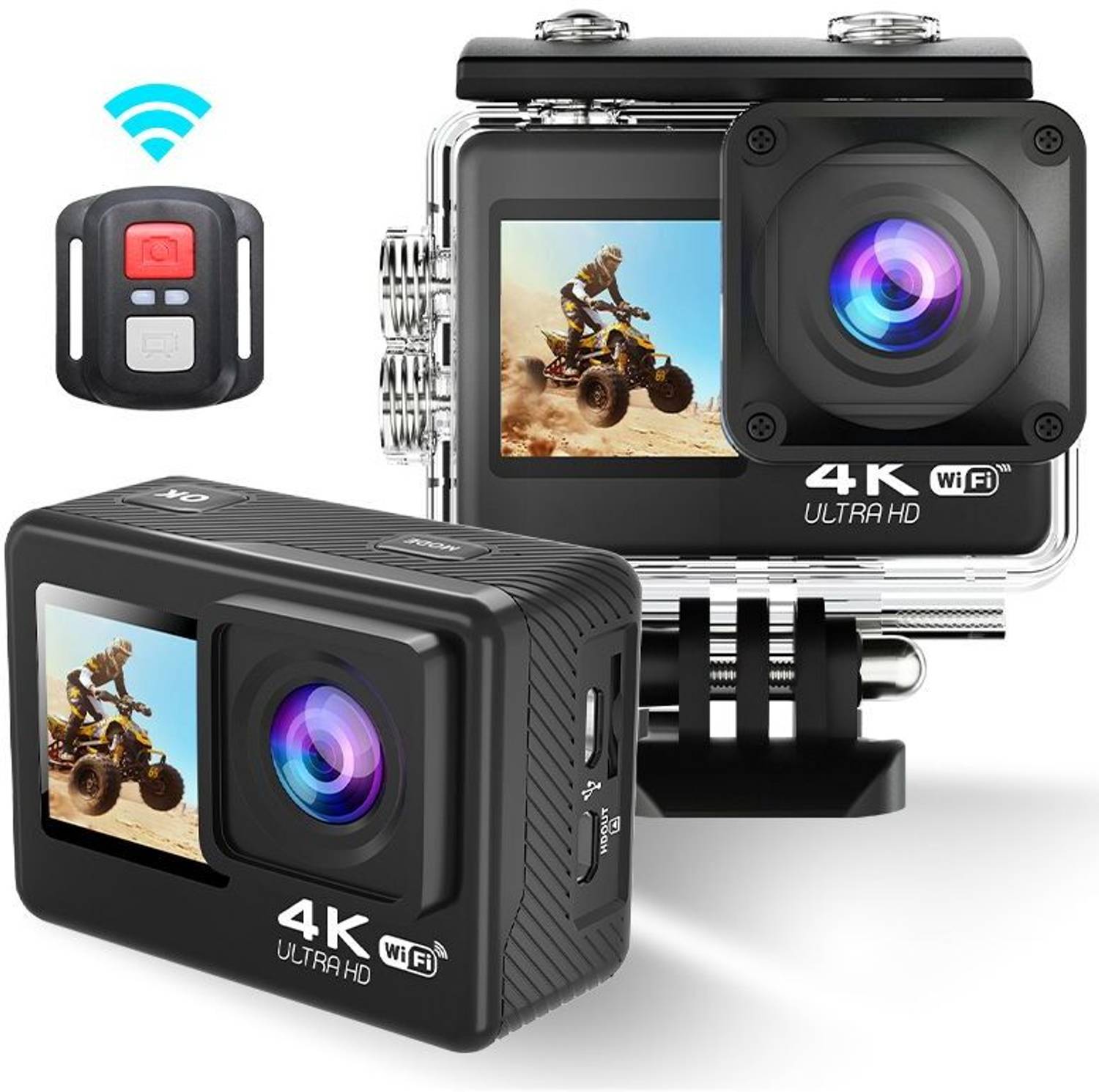 TECHPANDA Ultra 4-K Sports and Action Camera