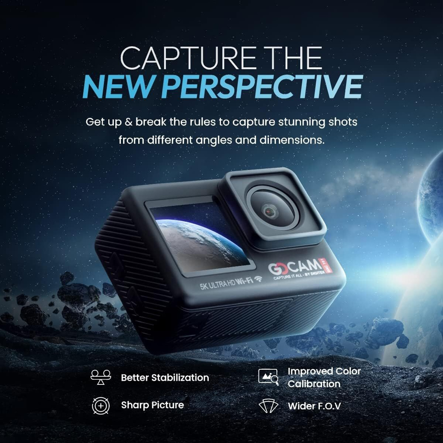 Image of DIGITEK 1 GoCAM DAC-101 Sports and Action Camera