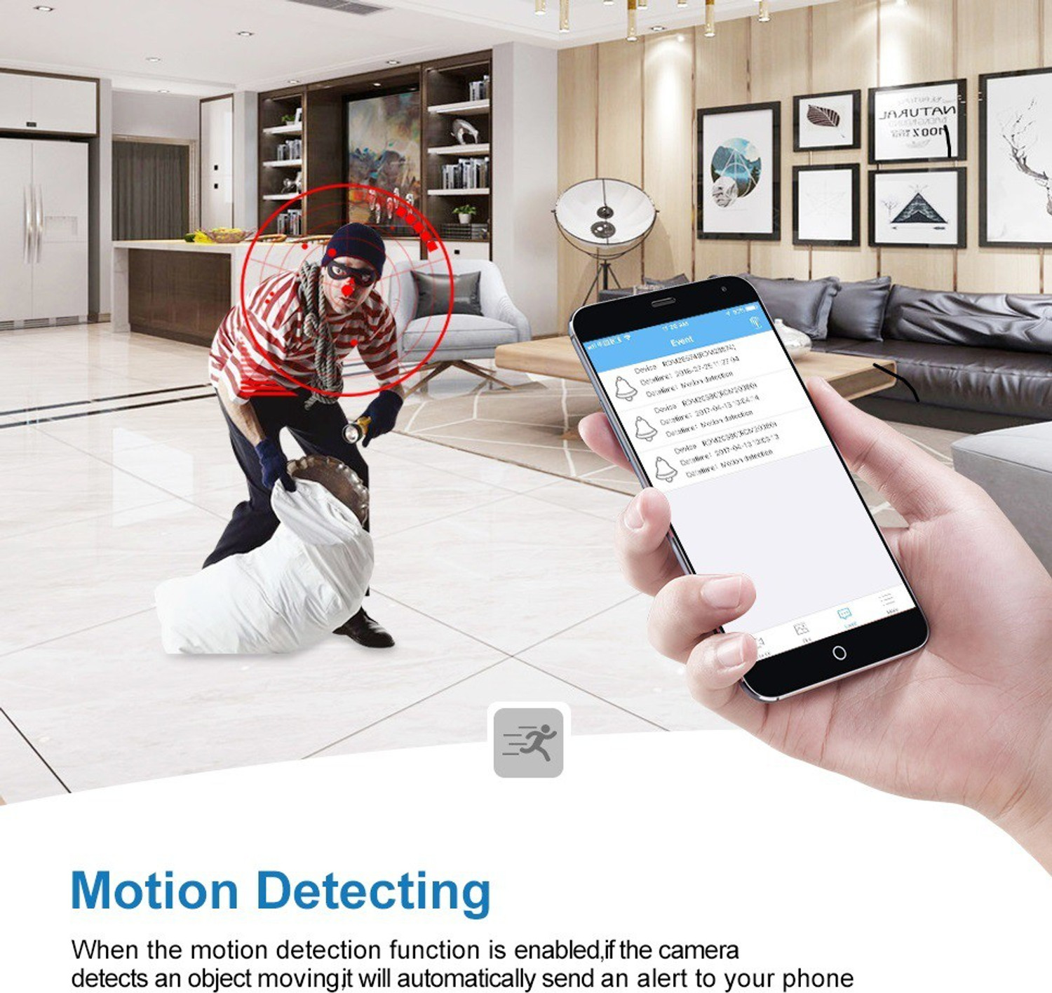 Image of SIOVS wifi SECURITY CAMERA Wireless HD 1080P Mini Spy Hidden Cam Indoor Home Security Battery Nanny Cam Sports and Action Camera