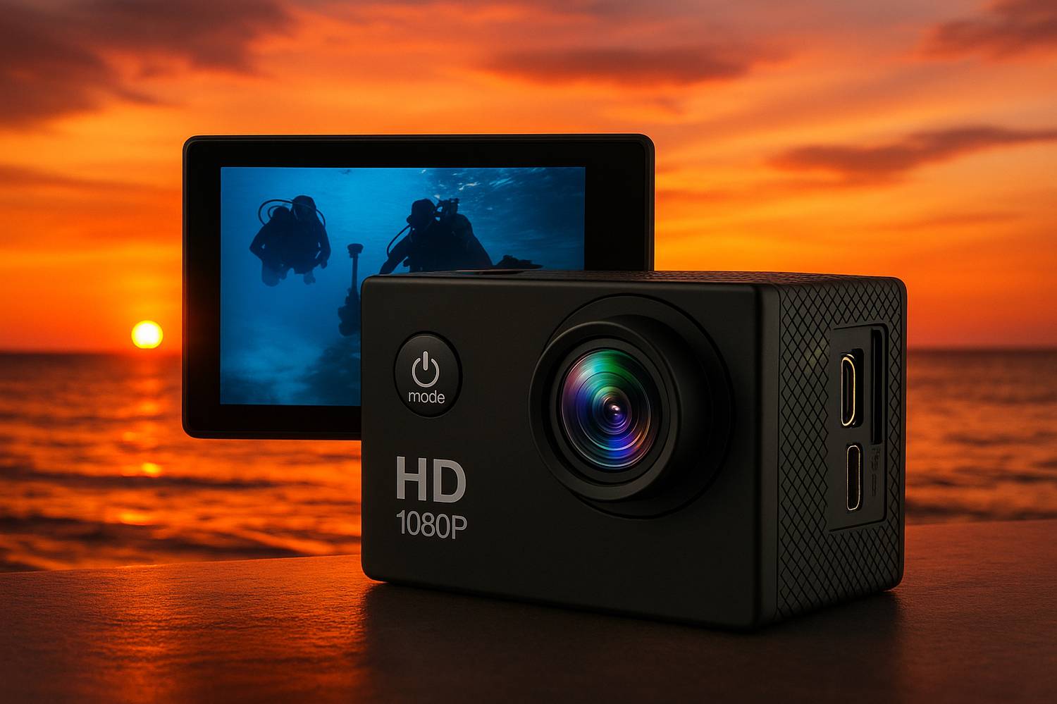 AVOIHS 2K M3 Action Camera 2k12MP Wifi 30M Waterproof Action Camera Sports DV Camcorder Sports and Action Camera