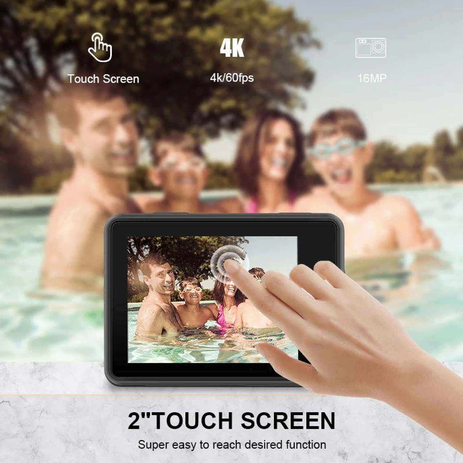 Image of Orlov 5K 5K Action Camera 60FPS 24MP Dual Screen WiFi Waterproof EIS Sports and Action Camera