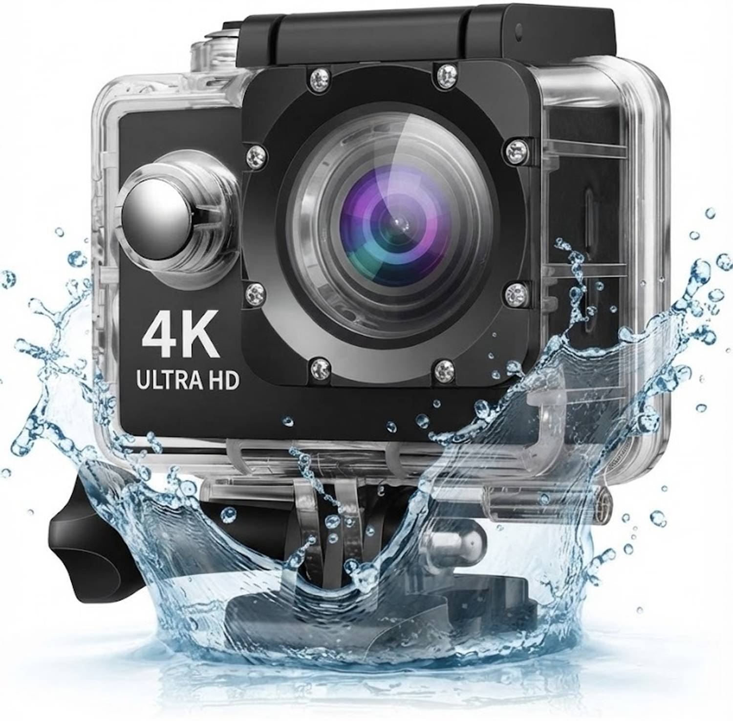 Andisk VLOGGING CAMERA Ultra HD Waterproof Helmet Camera for Bike, Motorcycle, Travel & Video Recording Sports and Action Camera