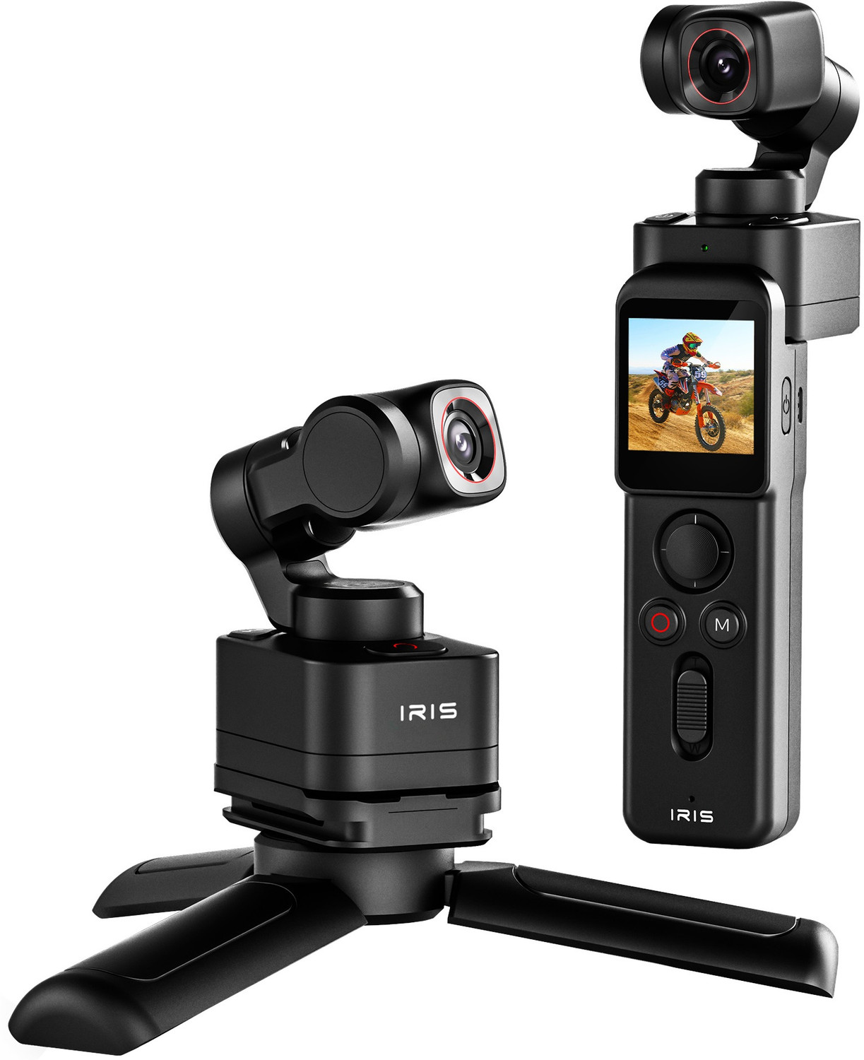 Image of IZI IRIS Pocket 4K , Detachable & Lightweight, Dual Display, Touch & WiFi Sports and Action Camera