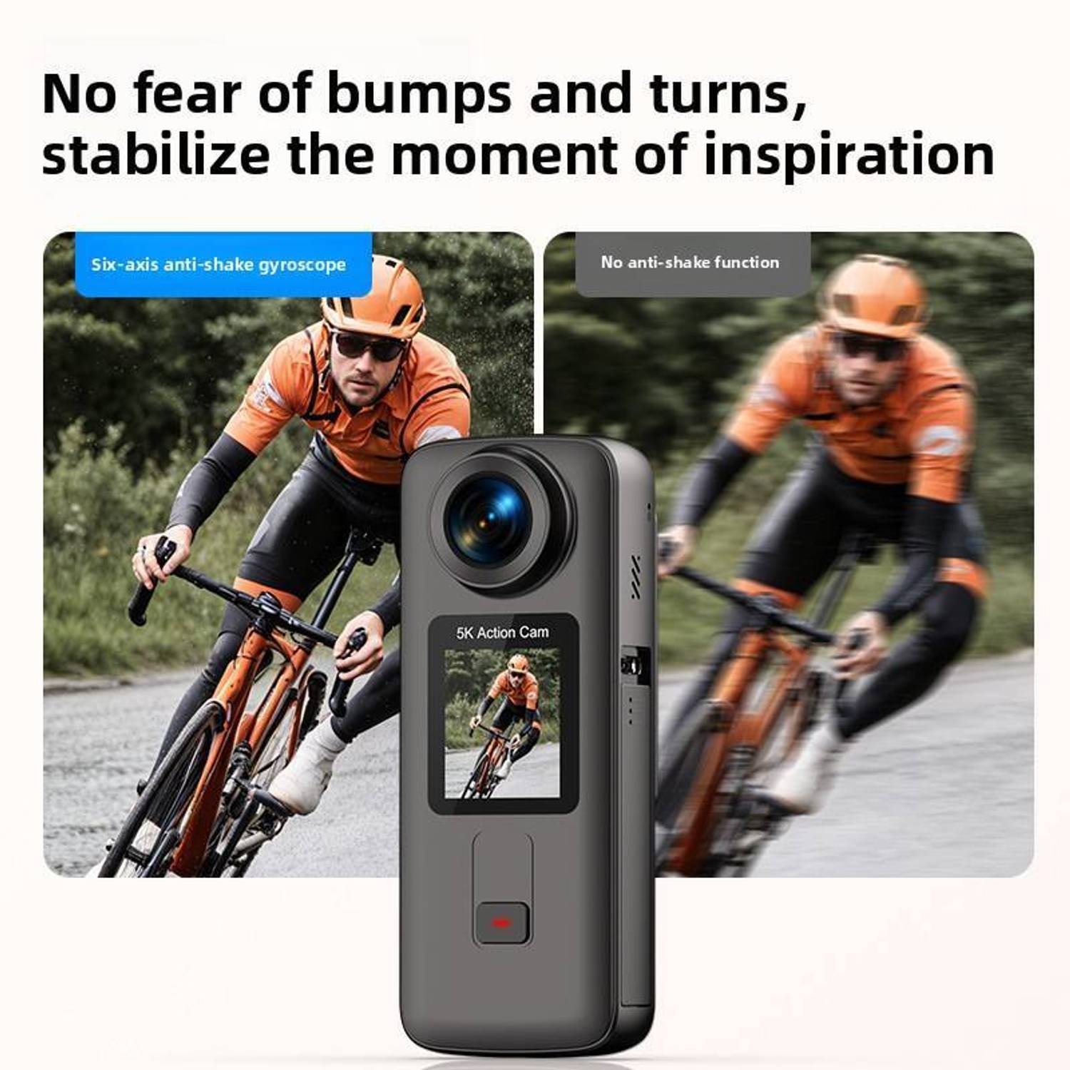 Cubonic 5k HD Dual Handheld Waterproof Camera - Image 2