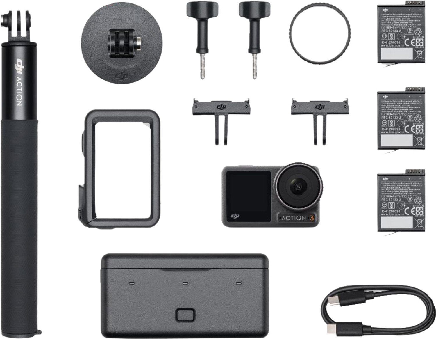 Image of dji OSMO Action 3 Adventure Combo Sports and Action Camera