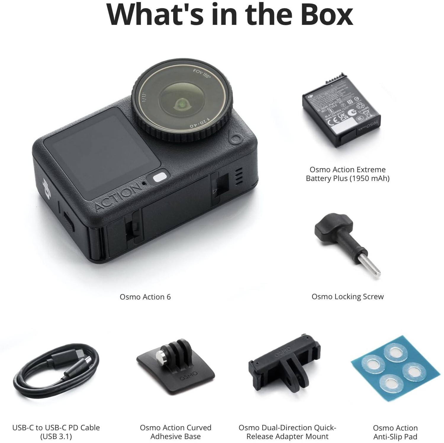 Image of dji Osmo Action 6 Standard Combo Sports and Action Camera