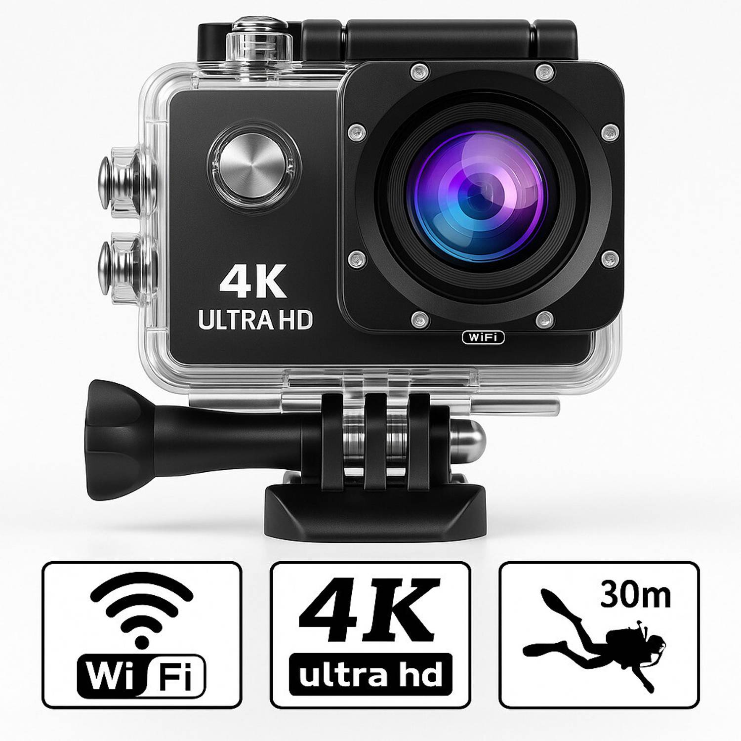 TOTAL 4K i8 Action camera Sports Camera 4k16MP Wifi 30M Waterproof Action Camera Sports DV Camcorder Sports and Action Camera
