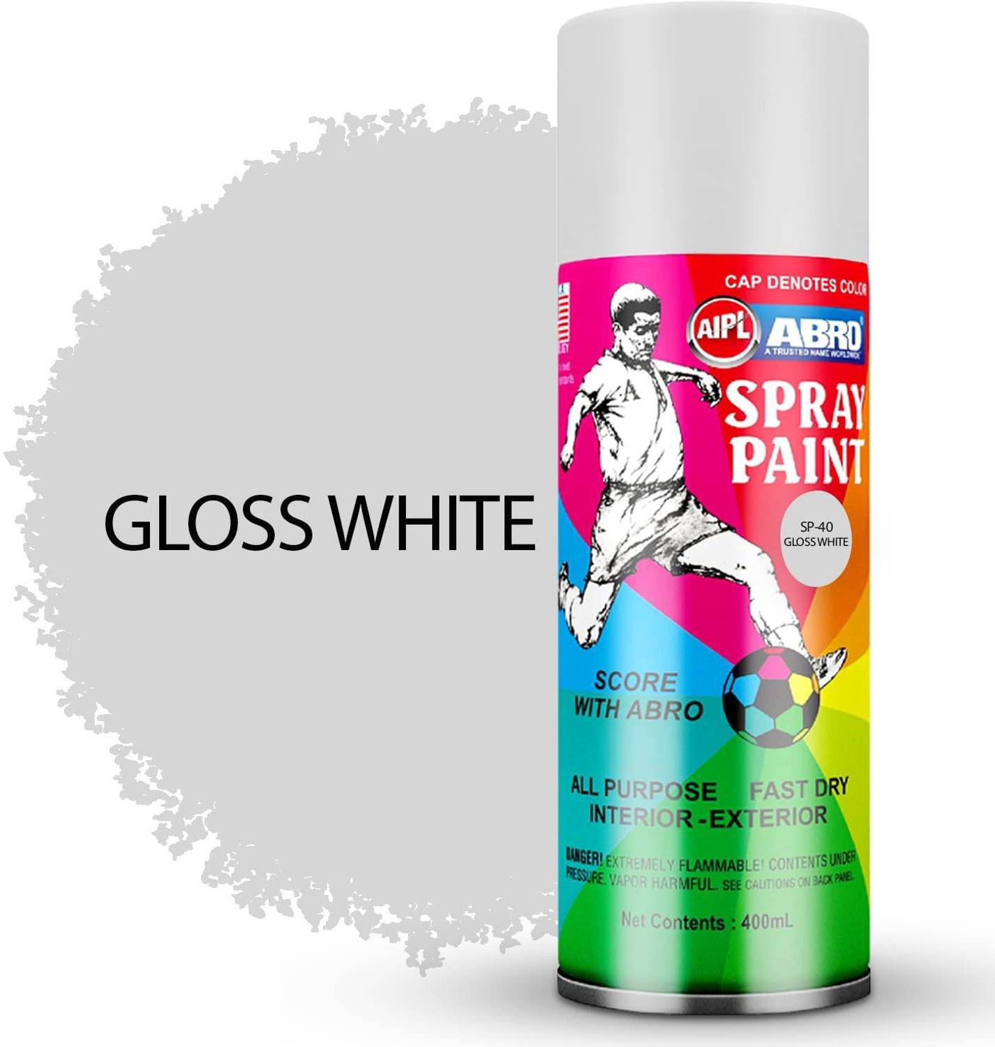 Aipl Premium Quality Spray Paint from well know USA Brand White Spray Paint 400 ml