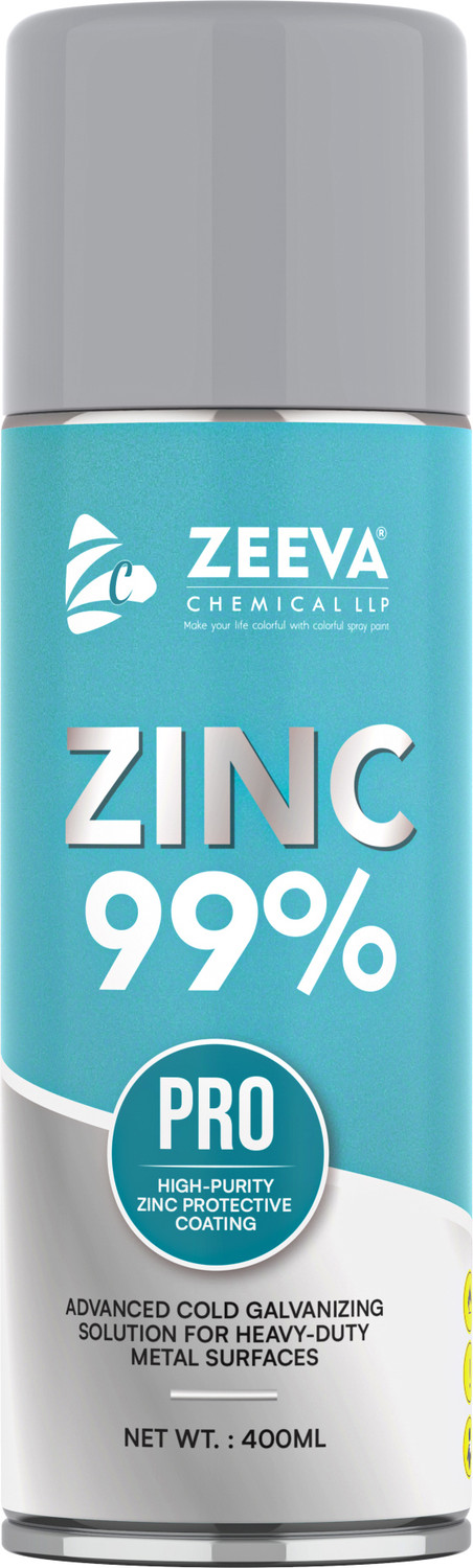Image of Zeeva 99% Cold Galvanizing Spray for Rust Protection and Metal Coating Zinc Spray Paint 400 ml