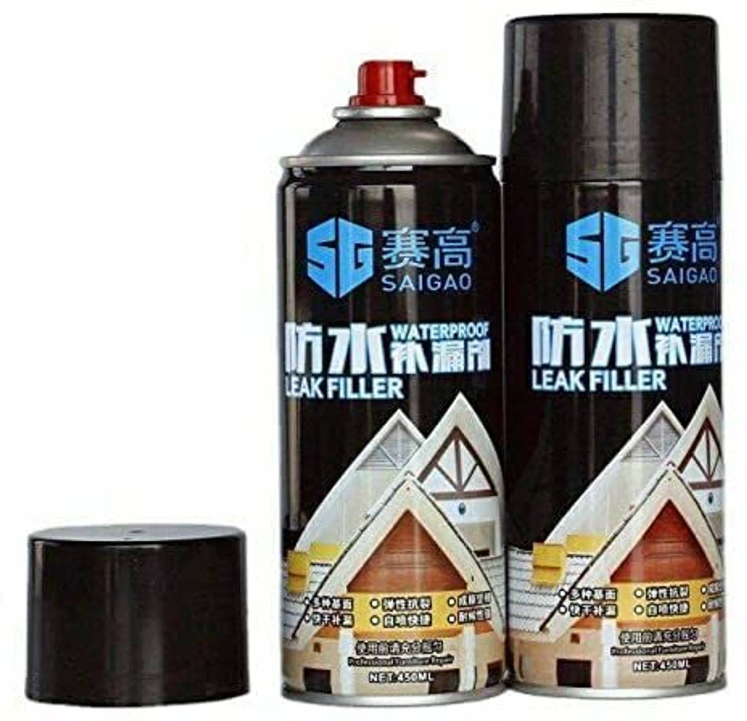 MOREMOTION Waterproof Leak Filler Spray Rubber Crack Filler