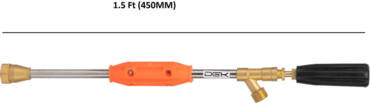 Image of Dgk 1.5Ft 450 MM Sprayer Gun With Flower Cap and Extra Tip For Use in Agriculture HTP Power Sprayer
