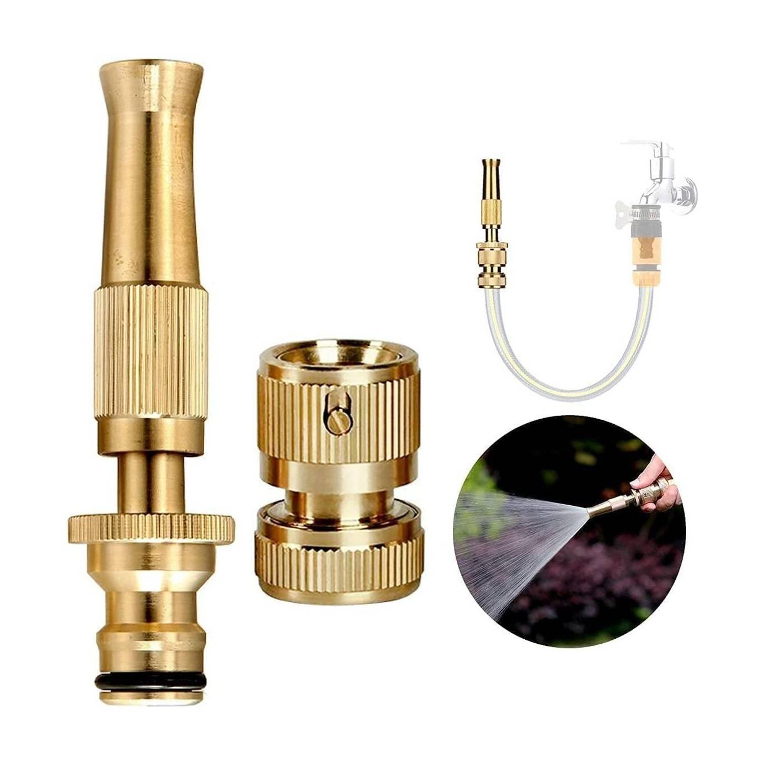 BloomiX Brass Nozzle Water Spray Gun - Image 1