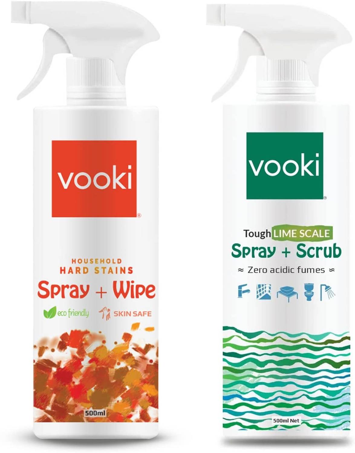 vooki Hard and Lime Scale Descaler Spray Stain Remover (1000 ml)