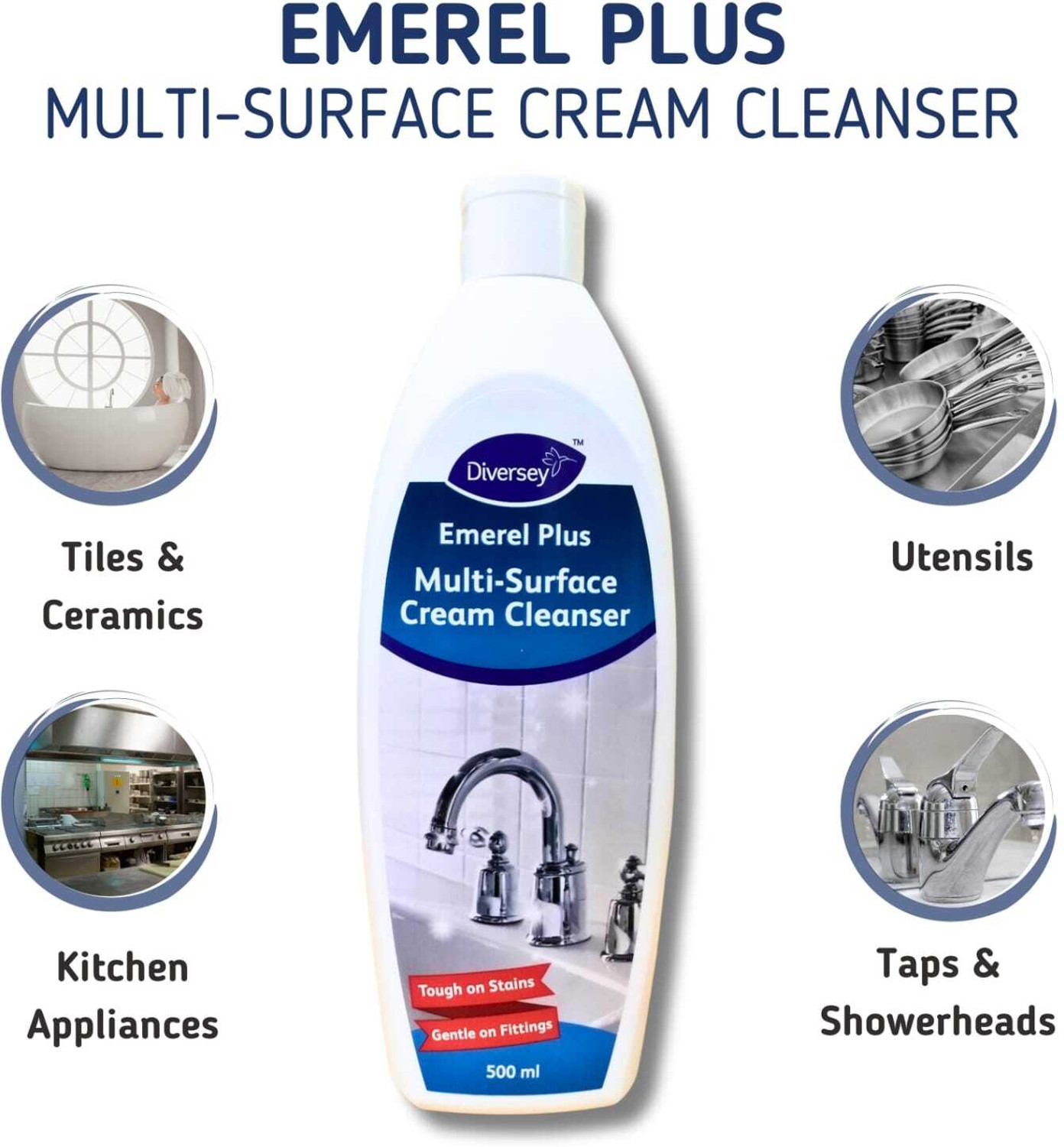 Image of Diversey Emerel Plus Multi-Purpose Stain Remover - 500 ml Stain Remover (500 ml)